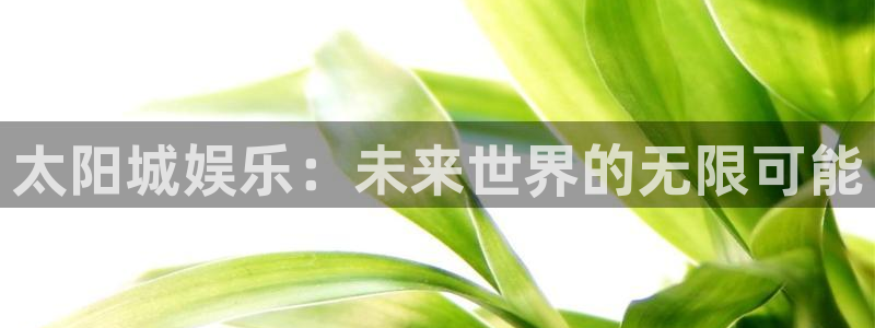 www.卧龙娱乐体育.com：太阳城娱乐：未来世界的无限可能